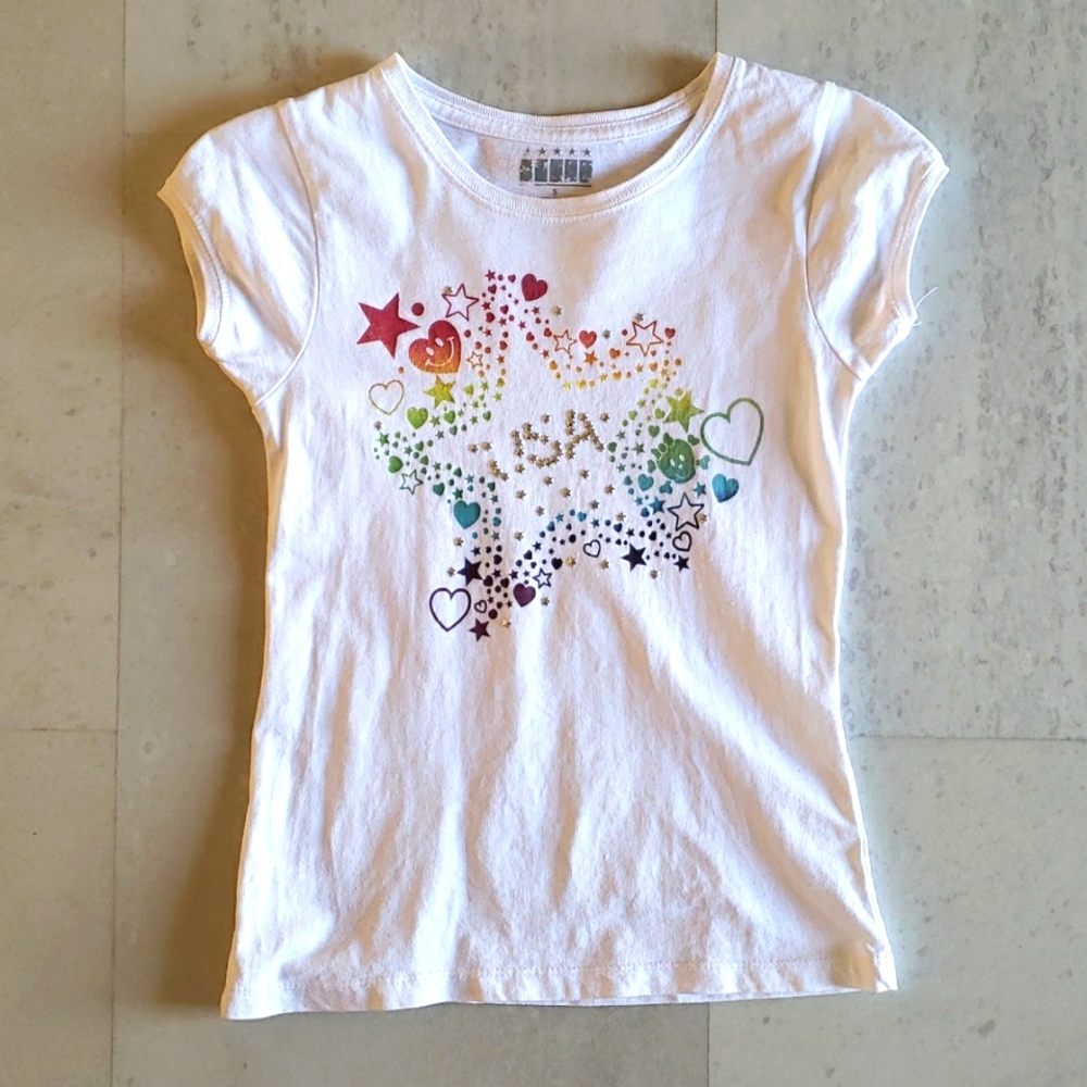 Girls patriotic Tshirt